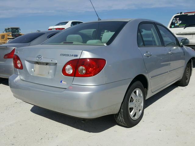 1NXBR32E47Z832545 - 2007 TOYOTA COROLLA CE SILVER photo 4