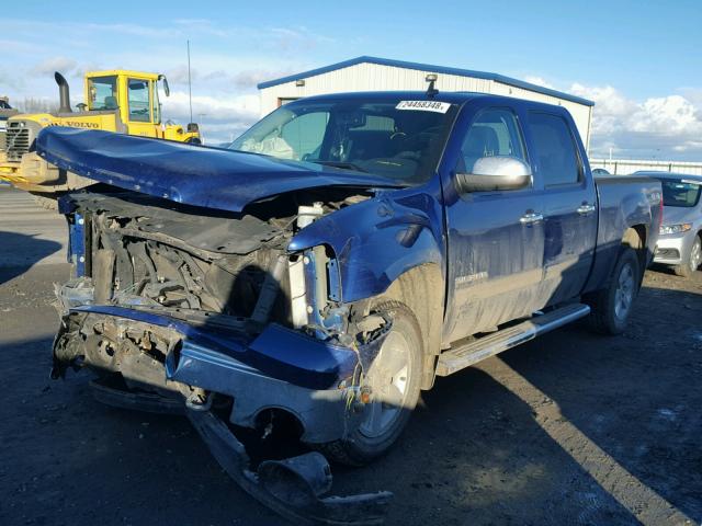 3GTP2VE70DG130924 - 2013 GMC SIERRA K15 BLUE photo 2