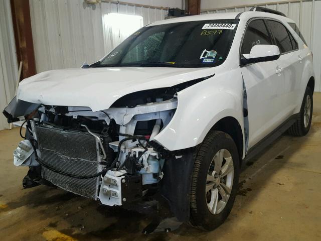 2GNALBEK8F1178597 - 2015 CHEVROLET EQUINOX LT WHITE photo 2