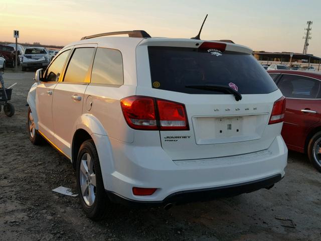 3C4PDDBG8CT175351 - 2012 DODGE JOURNEY SX WHITE photo 3