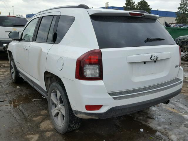 1C4NJCEB2HD185168 - 2017 JEEP COMPASS LA WHITE photo 3