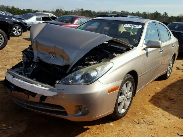 JTHBA30G965149179 - 2006 LEXUS ES 330 GOLD photo 2