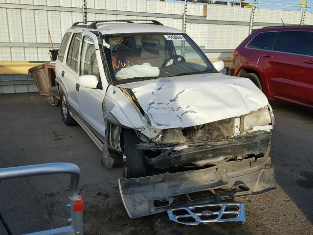 KNDJB7239Y5682213 - 2000 KIA SPORTAGE WHITE photo 1