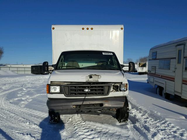 1FDWE35L56HA77100 - 2006 FORD ECONOLINE WHITE photo 9