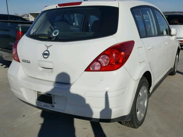 3N1BC1CP8CK275131 - 2012 NISSAN VERSA S WHITE photo 4