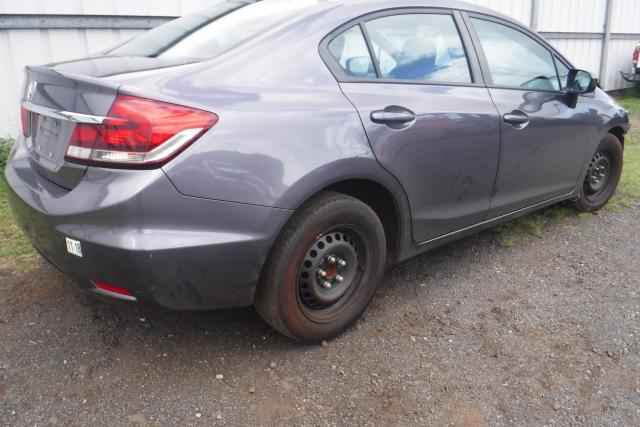 19XFB2F5XEE047862 - 2014 HONDA CIVIC LX GRAY photo 4