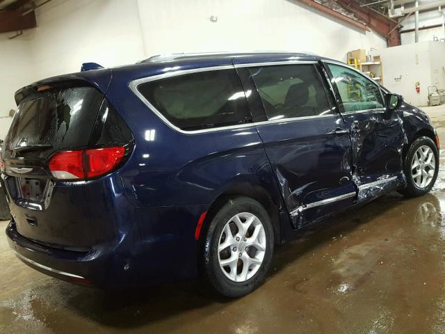 2C4RC1EG7HR542983 - 2017 CHRYSLER PACIFICA T BLUE photo 4