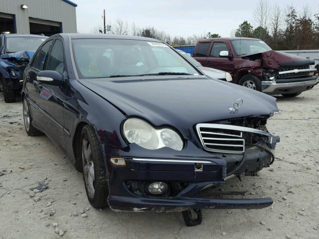 WDBRF52H86A873986 - 2006 MERCEDES-BENZ C GENERATI BLUE photo 1