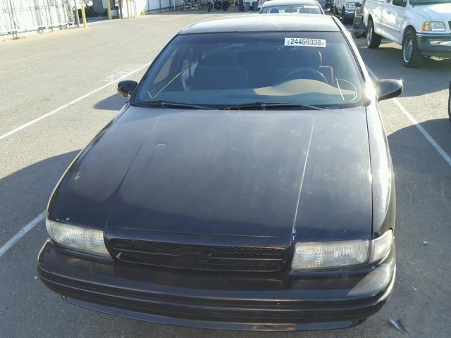 1G1BL52P9TR154416 - 1996 CHEVROLET CAPRICE / BLACK photo 9