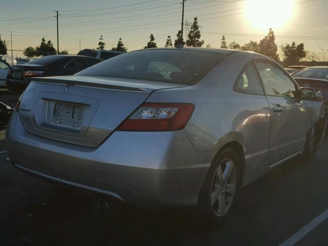 2HGFG12857H563745 - 2007 HONDA CIVIC EX SILVER photo 4