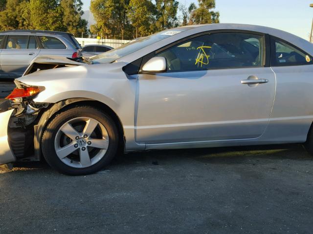 2HGFG12857H563745 - 2007 HONDA CIVIC EX ვერცხლისფერი ფოტო 9