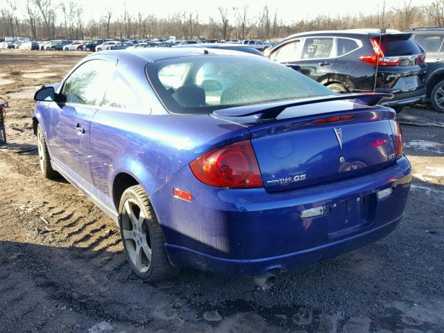 1G2AN15B977355356 - 2007 PONTIAC G5 GT BLUE photo 3