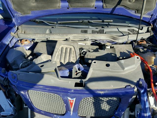 1G2AN15B977355356 - 2007 PONTIAC G5 GT BLUE photo 7