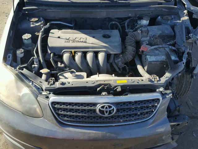 1NXBR32E47Z769852 - 2007 TOYOTA COROLLA CE GRAY photo 7