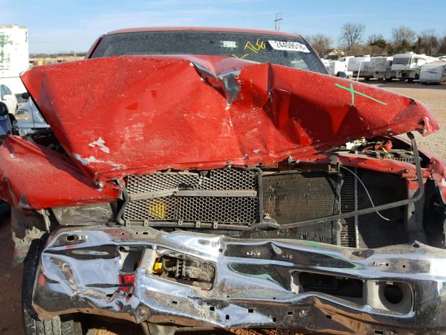 1B7HC16Y71S275769 - 2001 DODGE RAM 1500 RED photo 9