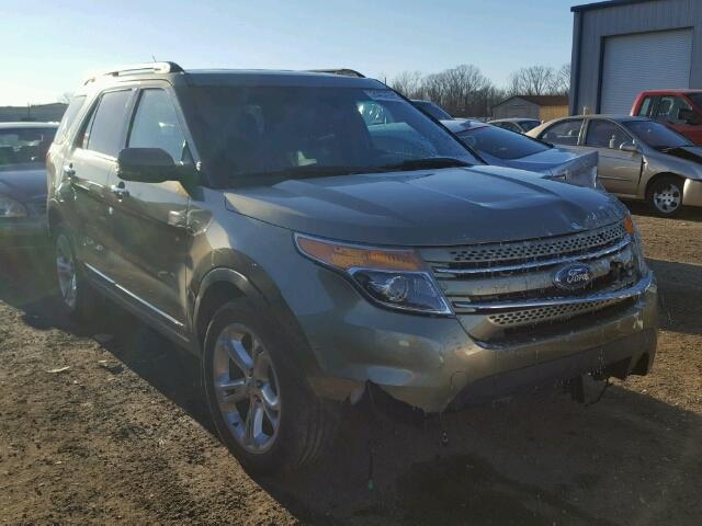 1FM5K7F84DGC11829 - 2013 FORD EXPLORER L GREEN photo 1