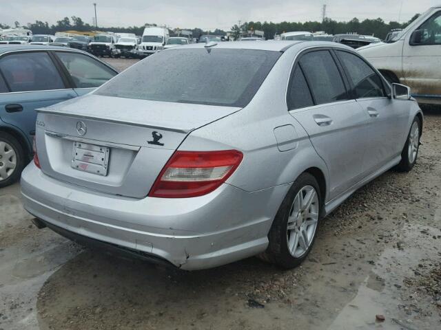 WDDGF5GB6AR091067 - 2010 MERCEDES-BENZ C 350 GRAY photo 4