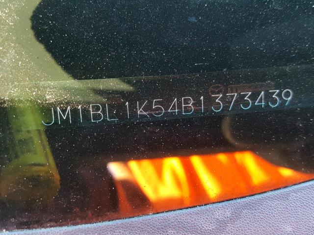 JM1BL1K54B1373439 - 2011 MAZDA 3 S GRAY photo 10