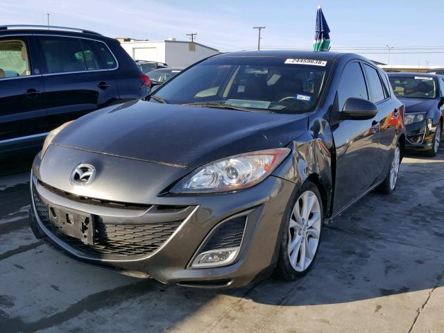 JM1BL1K54B1373439 - 2011 MAZDA 3 S GRAY photo 2