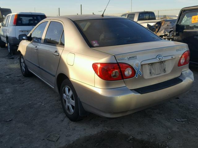 1NXBR32E46Z609212 - 2006 TOYOTA COROLLA CE GOLD photo 3