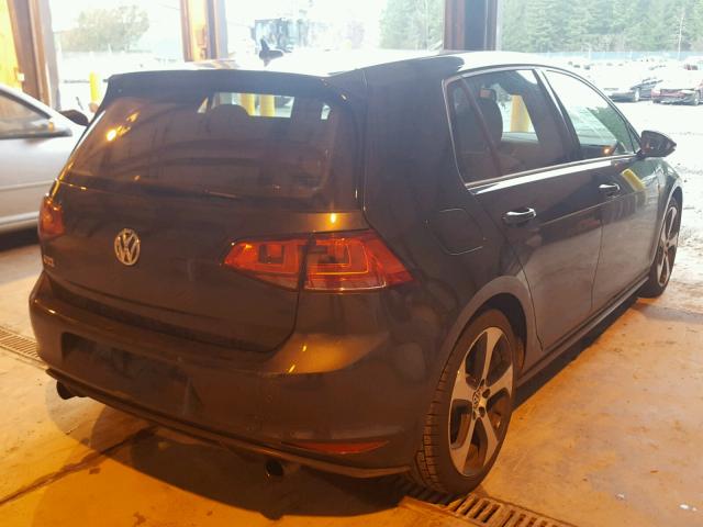 3VW4T7AU1HM003336 - 2017 VOLKSWAGEN GTI S GRAY photo 4