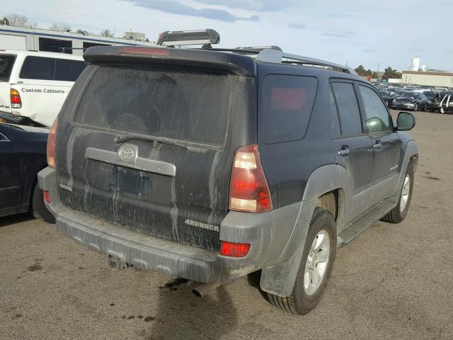 JTEBU14R838000499 - 2003 TOYOTA 4RUNNER SR CHARCOAL photo 4