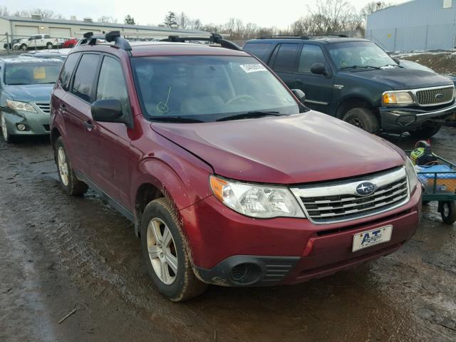 JF2SH6BC5AG763069 - 2010 SUBARU FORESTER X MAROON photo 1