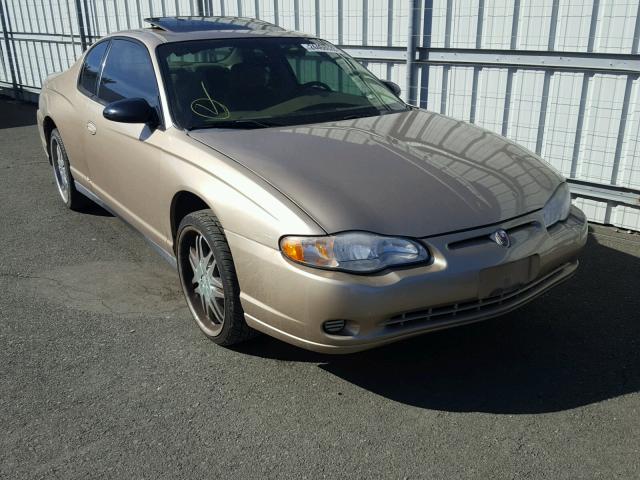 2G1WW12E159355756 - 2005 CHEVROLET MONTE CARL 金色 照片 1