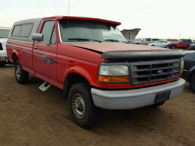 2FTEF14Y9NCA99895 - 1992 FORD F150 RED photo 1