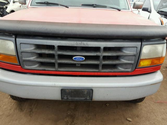 2FTEF14Y9NCA99895 - 1992 FORD F150 RED photo 7