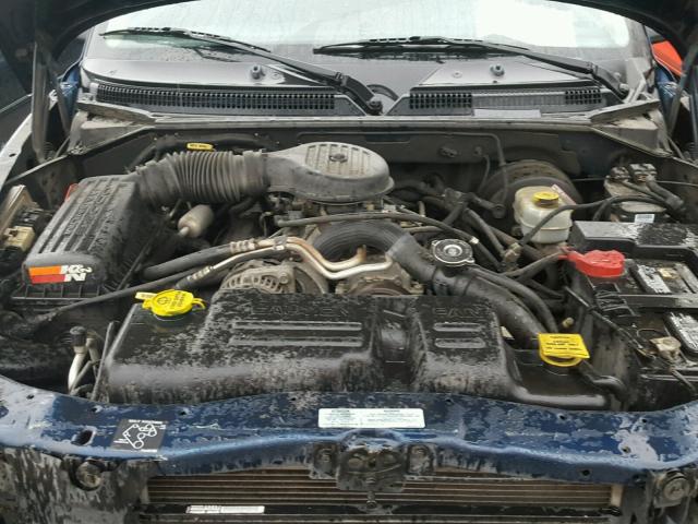 1B4HS28Z91F541345 - 2001 DODGE DURANGO BLACK photo 7