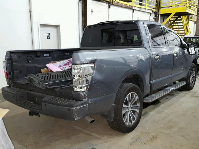 1N6AA1E51HN550508 - 2017 NISSAN TITAN SV SILVER photo 4