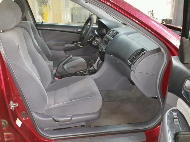 1HGCM56386A039035 - 2006 HONDA ACCORD SE MAROON photo 5