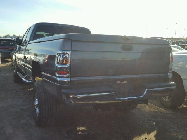 3B7KF23692M219154 - 2002 DODGE RAM 2500 GRAY photo 3