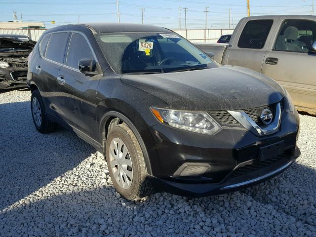 KNMAT2MT5FP578980 - 2015 NISSAN ROGUE S BLACK photo 1