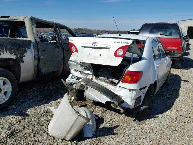 1NXBR32E33Z083604 - 2003 TOYOTA COROLLA CE WHITE photo 4