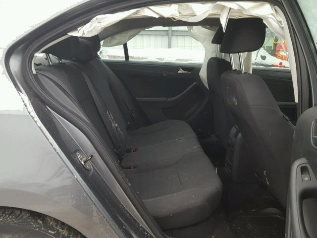 3VW2K7AJ0EM213633 - 2014 VOLKSWAGEN JETTA BASE 灰色 照片 6