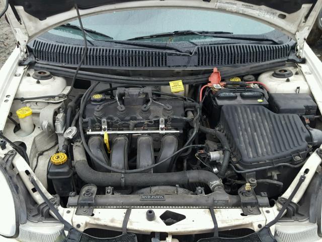 1B3ES16C52D580544 - 2002 DODGE NEON S WHITE photo 7