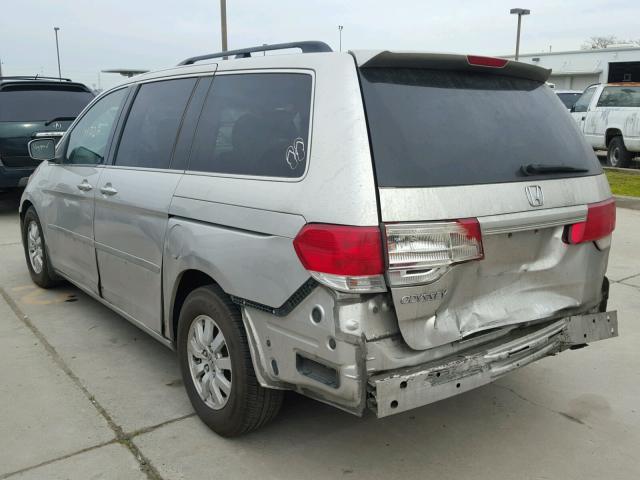 5FNRL38458B018031 - 2008 HONDA ODYSSEY EX SILVER photo 3