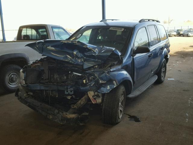 1D4HD48N55F585504 - 2005 DODGE DURANGO SL BLUE photo 2