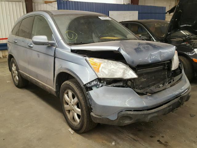 JHLRE48727C029206 - 2007 HONDA CR-V EXL BLUE photo 1