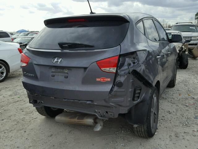 KM8JT3AF9FU967347 - 2015 HYUNDAI TUCSON GLS GRAY photo 4