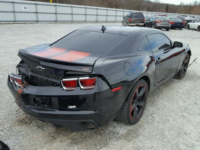 2G1FK1EJ6B9135481 - 2011 CHEVROLET CAMARO 2SS BLACK photo 4