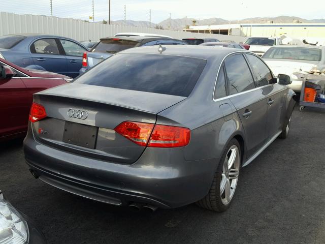 WAUBGAFL7CA108610 - 2012 AUDI S4 PREMIUM CHARCOAL photo 4