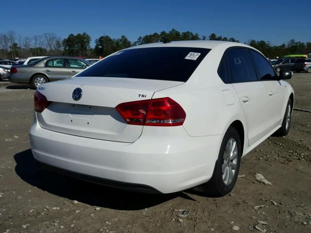 1VWAS7A33FC013992 - 2015 VOLKSWAGEN PASSAT S WHITE photo 4