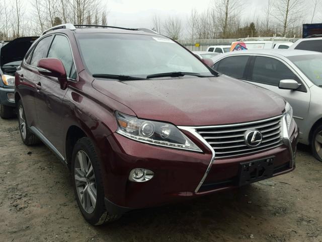 2T2BK1BA0FC280074 - 2015 LEXUS RX 350 BURGUNDY photo 1