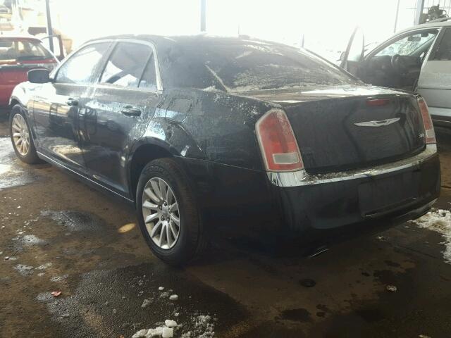 2C3CCAAG1DH509610 - 2013 CHRYSLER 300 BLACK photo 3