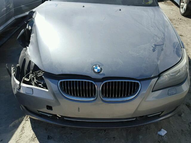 WBANW13518CZ79827 - 2008 BMW 535 I GRAY photo 7