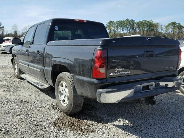 2GCEC13T241280278 - 2004 CHEVROLET SILVERADO BLACK photo 3