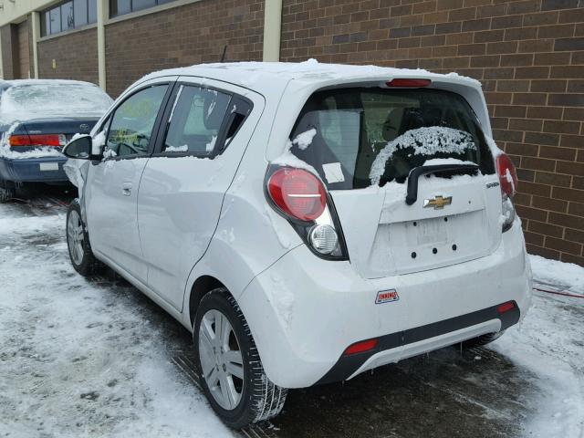 KL8CD6S9XDC587899 - 2013 CHEVROLET SPARK 1LT WHITE photo 3